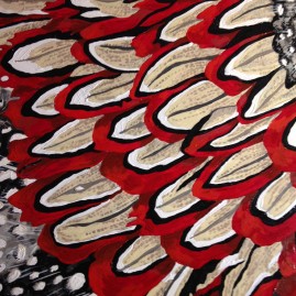 Painting: Red Feathers